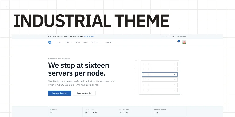Industrial | Complete Paymenter Theme