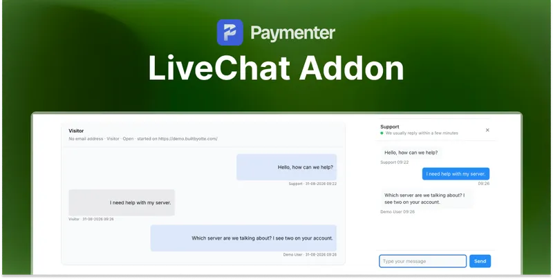 LiveChat | Paymenter